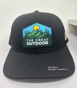 Sombreros de camionero bordados con parche de logotipo personalizado Gorras promocionales para exteriores con 6 paneles Gorras deportivas OEM Vietnam Sombreros de golf Gorras - Product Image 1