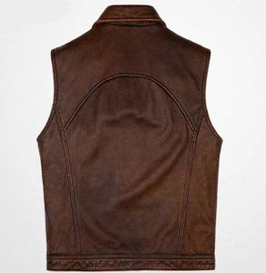 Chaqueta Protectora de Motociclismo Unisex de Cuero Marrón Resistente al Viento, para Carreras, Suministro al por Mayor de Fábrica 2026, para Adultos - Product Image 3