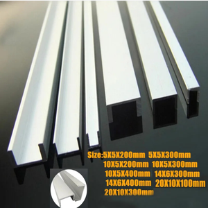 Profilé en aluminium en forme de U guide en aluminium rainuré Fente pour carte Verre fixe intérieur CNC usinage coupe autre matériel - Product Image 6