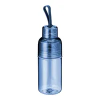 Bouteille d'eau personnalisée en PETG de 520 ml sans BPA, à boire directement, avec corde pour le camping, design minimaliste