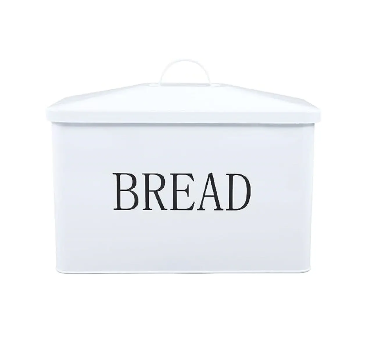 Kotak penyimpanan roti ukuran sedang desain populer kotak penyimpanan besi Solid kualitas Premium untuk peralatan dapur dengan harga grosir
