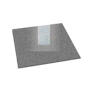 Azulejos de porcelana antideslizantes para exteriores, baldosas acústicas de color gris brillante de 600x600mm para suelo de baño, precio - Product Image 1