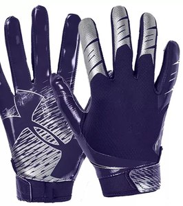 2025 Guantes de fútbol americano con logotipo personalizado Diseño innovador cubierto de muñeca de Palma adhesiva con estilo - Product Image 6