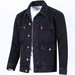 Chaqueta Vaquera al por Mayor para Hombre, Fabricante de Ropa Exterior, Chaqueta Cargo de Moda para Hombre de Talla Grande para Otoño, Chaqueta Vaquera para Hombre - Product Image 1