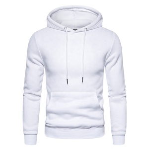 Sweat-shirt pour homme en gros, haute qualité, hiver, 100% coton, respirant, streetwear, coupe régulière, sweat-shirt décontracté, logo personnalisé, faible MOQ, 400g - Product Image 2