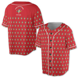 Personalizado OES Orden de la estrella del este masónico multicolor béisbol Jersey de alta calidad por encargo de manga larga 2025 chaquetas - Product Image 4