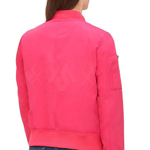 Último diseño 100% poliéster hecho adultos chaqueta bomber impermeable al por mayor chaqueta bomber - Product Image 6