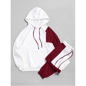 Latest Arrival Oversize Hoodie Pullover Gym Tracksuit Girls Grey Black Lower Woven Terry Fabric Hooded Winter Workout Clothing - Product Image 5