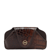 Pochette à lunettes en cuir de luxe gravée personnalisée pour femmes étui souple durable pour lunettes de lecture stockage sécurisé support de voyage