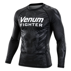 Oferta Especial: Rash Guard Venum de Manga Larga, Personalizable en Talla y Color, Ecológico, de Spandex y Poliéster, de Alta Calidad para Entrenamiento - Product Image 1