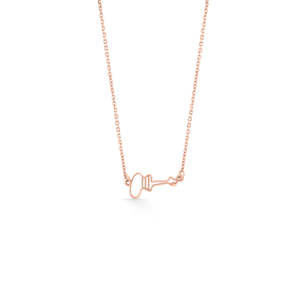 Collier moderne avec pendentif en forme de cœur en or - Product Image 3