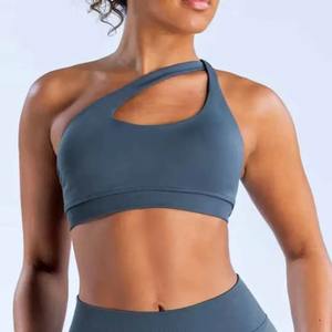 Sujetador de alta calidad con estilo al por mayor para mujer, nuevo sujetador de Yoga transpirable de nailon Spandex, diseño personalizado, Sujetador deportivo para mujer - Product Image 1