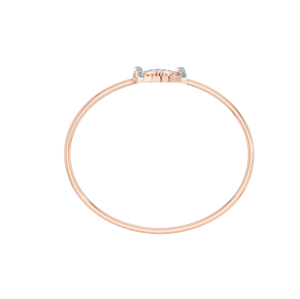 Bracelet à breloques de conception de cercle de diamant de laboratoire de saphir synthétique de luxe en or 14k pour femmes OEM ODM bijoux fins de fabricant de l'Inde - Product Image 4