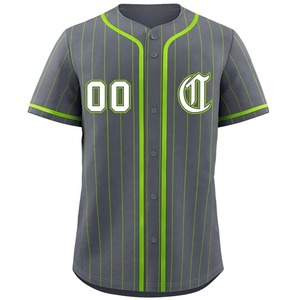 Customizable Short-sleeved Baseball Jerseys Outdoor Sports Breathable Training Uniforms Adult Fashion Hip-hop Streetwear - Product Image 1