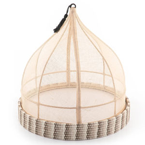 Plateau de service en rotin artisanal avec motif élégant à la mode parfait pour le décor de table basse servant des collations et des boissons - Product Image 3