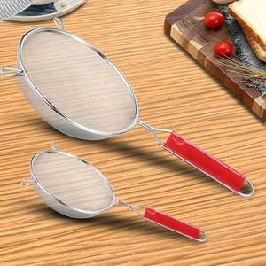 Passoire d'aliments usagés comme les pâtes ou le riz ou pour rincer les légumes et les fruits Passoire à soupe en acier inoxydable - Product Image 5