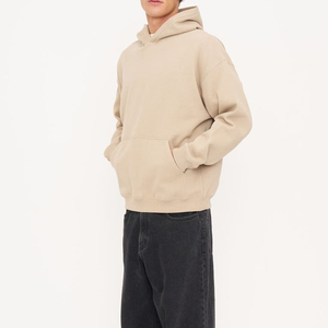 Sudaderas con capucha de hombre de lana gruesa y pesada de algodón personalizadas, jersey de gran tamaño de alta calidad, ropa de calle, sudadera con capucha para hombre - Product Image 6