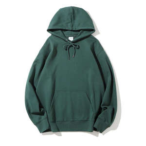 Sudadera con capucha para hombre y mujer 300GSM, sudadera transpirable elástica a la moda con logotipo personalizado, ajuste holgado - Product Image 3