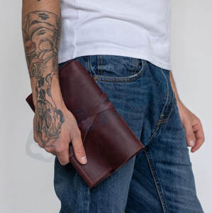 กระเป๋าเครื่องมือช่างหนังแบบมีกรรไกรของขวัญสำหรับใช้ในร้านตัดผม - Product Image 2