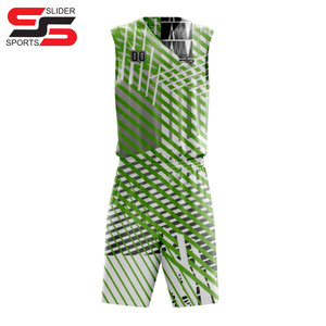 Ensemble d'uniformes de basket-ball à la conception par sublimation nouveauté ensemble de maillot et de short de basket-ball en polyester - Product Image 5