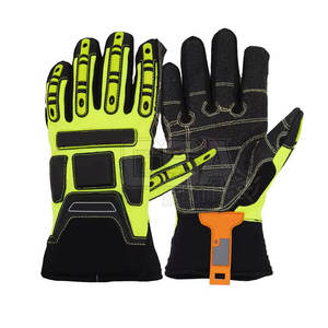 Gants de mécanicien en cuir personnalisés avec votre propre conception Gants de mécanicien en bon matériau de marque privée - Product Image 4