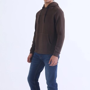Alta calidad logotipo personalizado etiqueta peso pesado pulóver sudaderas con capucha 100% algodón hombros caídos de gran tamaño hombres Boxy Sudadera con capucha de manga larga - Product Image 5