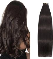 Extensiones de Cabello Humano Virgen Remy Vietnamita Caha, de Alta Calidad, Doble Trama, con Cinta Adhesiva, 100g, Todos los Colores, Gran Venta