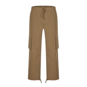 Pantalones Casuales de Verano para Hombre de Alta Calidad, Color Sólido, Corte Ajustado, con Cordón, Personalizables, Ligeros, Grosor 2026 BY BS - Product Image 6