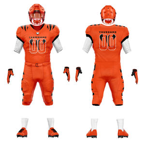 Top Qualité En Gros Pas Cher Blanc Pratique Sublimation Uniforme Personnalisé Porter Maillot De Football Américain Pour Les Hommes - Product Image 4