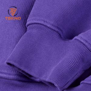 เสื้อฮู้ดสวมหัวสีพื้นสำหรับผู้ชายผ้าฝ้าย100% แบบระเหิด OEM/ODM เสื้อผ้าแนวสตรีทฮิปฮอปใส่สบาย - Product Image 3