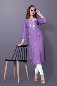 Ethenic Wear Modern Design Trendy <b>Kurta</b> for <b>Women</b> Quick Dry Party & Casual Occasions All Seasons - Product Image 4