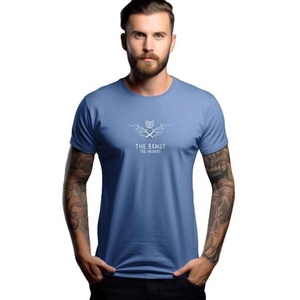 Logo personnalisé sérigraphié à séchage rapide 100% polyester maille cou Marathon 5K événement sportif hommes T-Shirt tissu tricoté Design blanc - Product Image 4