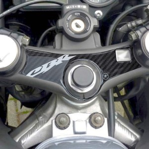 Protezione Manubrio per Honda CBR600F con Adesivo Logo Honda Bianco per Motociclette - Product Image 1