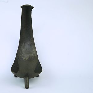 Elegante y moderno jarrón Ikebana de cobre hecho a mano tradicional japonés arreglo de flores decoración del hogar florero de Metal de exhibición Floral - Product Image 1