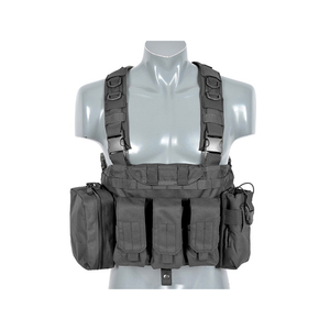 เสื้อเพนท์บอลคุณภาพสูงแบบยูนิเซ็กซ์ ปลดเร็ว กลับด้านได้ สีดำ ตัวเลือกใส่แม็กกาซีน ระบายอากาศได้ดี ผลิตจากโพลีเอสเตอร์ ขายดีสำหรับเกมเพนท์บอล - Product Image 4