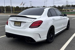 รถเบนซ์มือสอง2019รถเมอร์เซเดส-AMG ซีดาน C43เทอร์โบ V6ขั้วสีขาวไม่มีการปรับเปลี่ยนหนังเฟอร์รารีซ้ายสำหรับแคลิฟอร์เนีย - Product Image 6