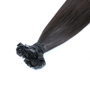 Micro Keratin Bonds # Extensiones de Cabello Virgen de 28 Pulgadas con Punta Plana en Negro Natural 1B - Product Image 3