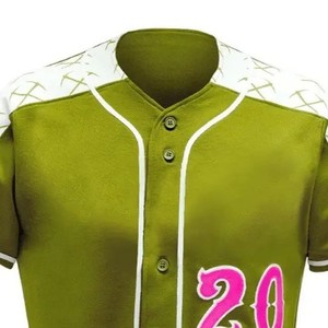 Uniforme de baseball léger de haute qualité pour hommes, meilleur design avec anti-rides, entièrement personnalisable et respirant - Product Image 3