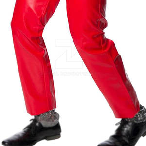 Pantalon en cuir pour homme, best-seller, hiver, tricoté, logo personnalisé, foncé, décontracté, léger, respirant, haute qualité, design premium - Product Image 4