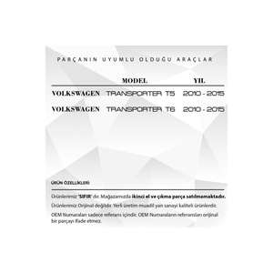 Couvercle de poignée de porte intérieure pour Volkswagen Transporter T5, T6 - Product Image 2