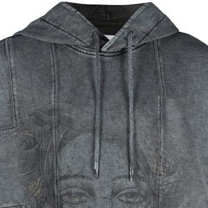 Vente en gros 100% coton 400gsm pull à capuche pour hommes logo personnalisé lavage à l'acide lourd pull surdimensionné pull-over sweats pour hommes - Product Image 4