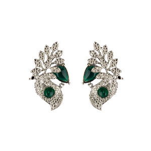 ต่างหู Royal kundan สำหรับผู้หญิงและเด็กผู้หญิงที่มีการออกแบบแบบดั้งเดิมที่สมบูรณ์แบบสำหรับการแต่งงานและฟังก์ชั่นทางวัฒนธรรม - Product Image 5