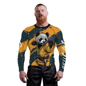 Quick Dry MMA Rashguard Custom Logo Grappling Compression <b>Shirt</b> BJJ Training Rash Guard Long Sleeve Sportswear - Product Image 6