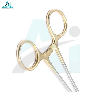 Portaagujas profesional de ALMAC, diseñado para suturas de precisión en procedimientos quirúrgicos médicos, dentales y veterinarios - Product Image 6