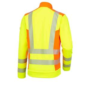 Vestes Softshell de travail de sécurité personnalisées pour hommes, haute visibilité, réfléchissantes, coupe-vent, résistantes à l'eau, vente en gros - Product Image 5
