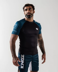 Factory Hot Sale MMA <b>Compression</b> <b>Shirt</b> Men Custom Sublimation Rash Guards Spandex/Polyester <b>Long</b>/Short <b>Sleeves</b> Wholesale Price - Product Image 5