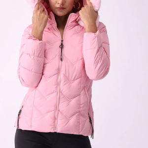 Chaqueta acolchada tejida impermeable cálida de invierno de gran tamaño para mujer acolchada ELEGANTE uso al aire libre transpirable cómoda Plus - Product Image 1