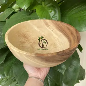 Saman Küchen geschirr mit vielen schönen Designs Geschirr und Teller Holz geschirr Kuchen platte Vietnam