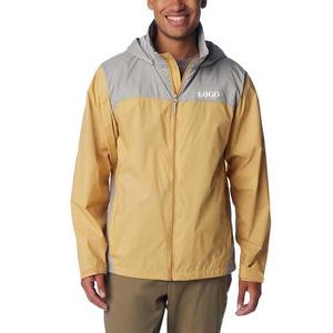 Logo personnalisé OEM Vestes de pluie coupe-vent de style rue pour hommes Respirant Décontracté Couleurs contrastées Broderie Grandes Tendances - Product Image 1