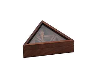 Boîte à épices en bois triangulaire de qualité supérieure 100% - Product Image 3